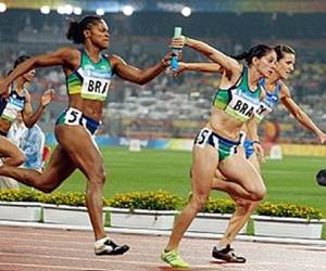 Revezamento 4 x 100 metros