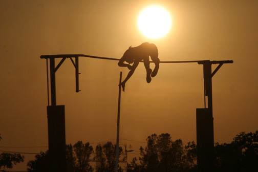 Salto com vara, recorde americano. (znarled/flick)